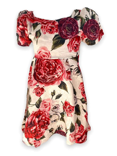 Lola + The Boys Roses Jacquard Dress