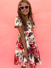 Lola + The Boys Roses Jacquard Dress