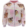 Lola + The Boys Sequin Bear Bomber