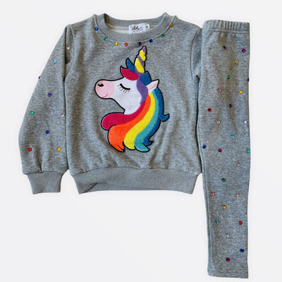 Lola + The Boys Set Happy Unicorn Rainbow Gem Set