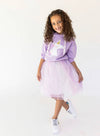 Lola & The Boys Set Lavender Hoodie Unicorn Tutu Set