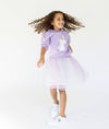 Lola & The Boys Set Lavender Hoodie Unicorn Tutu Set