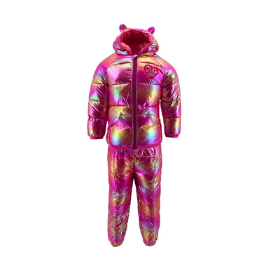 Lola + The Boys set Pink Rainbow Metallic Snow Set