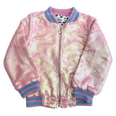 Lola + The Boys Set Pretty in Pink Unicorn Sequin Set