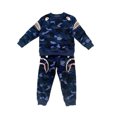 Lola + The Boys Set Shark boy camo set