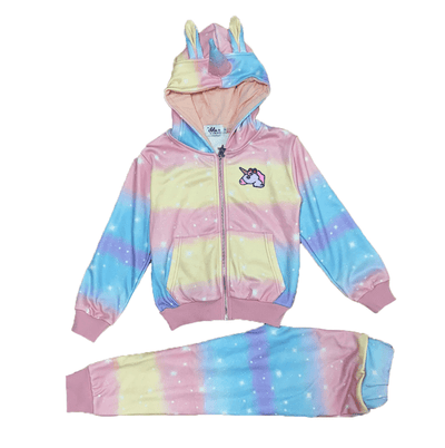 Lola + The Boys Set 2 Unicorn Sky Jogger Set