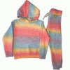 Lola + The Boys Set Womens Sunset Knit Hoodie and Pants Set