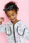 Lola + The Boys Shimmer Sequin Houndstooth Set