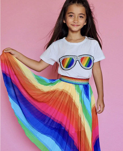 Lola + The Boys Shirt Rainbow Sunnies Tee