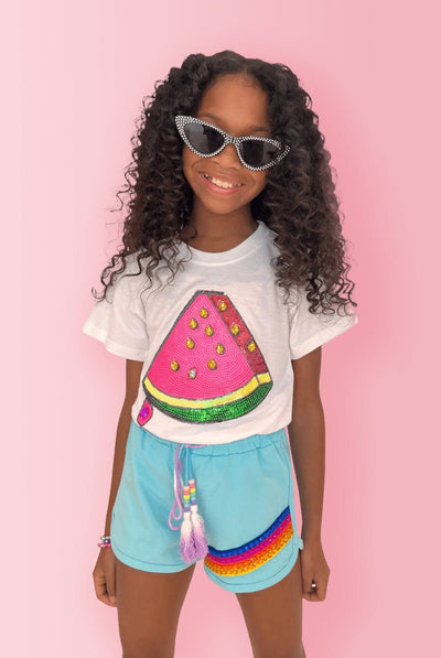 Lola + The Boys SHORTS Jewel Candy Track Shorts