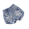 Lola + The Boys Shorts 2 Rockstar Studded Denim Shorts