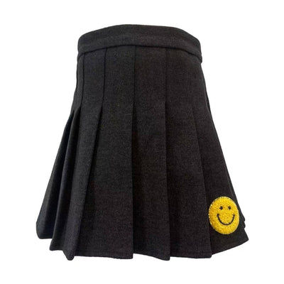 Lola + The Boys skirt Smiley Emoji Tennis Skirt