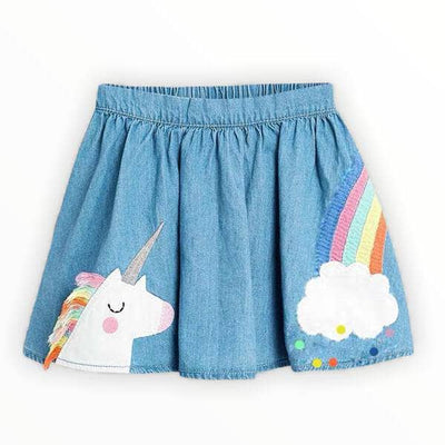 Lola + The Boys SKIRT Unicorn Denim Dream Skirt