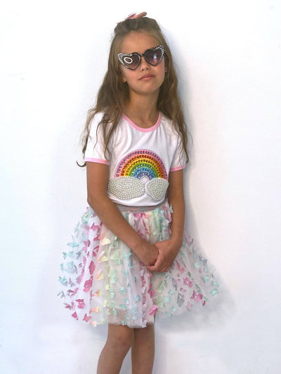 Lola + The Boys Skirts 3D  Butterfly Tutu