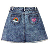 Lola + The Boys Skirts All about the patch denim skirt