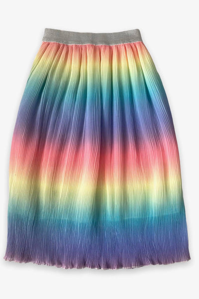 Lola + The Boys Skirts Crinkle Ombre Midi Skirt