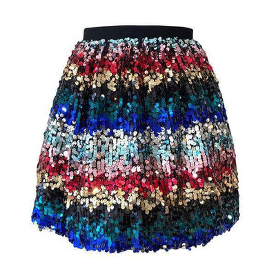 Lola + The Boys Skirts Glitter Go Round Skirt