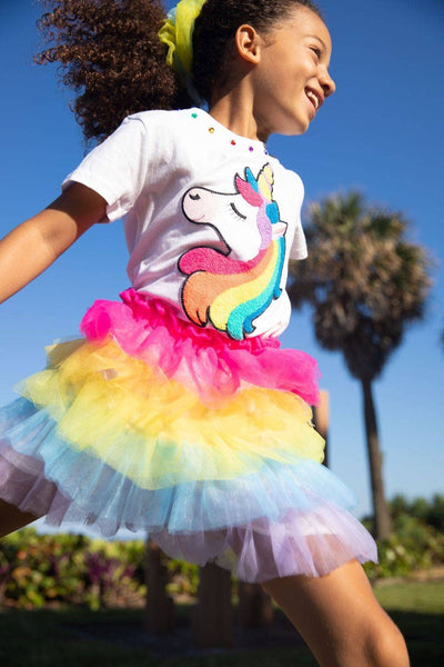 Lola + The Boys Skirts Rainbow Tutu Skirt