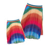 Lola + The Boys Skirts Rainbow Twirl Midi Skirt