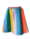 Lola + The Boys Skirts Sherbert Sequin Stripe