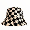 Lola + The Boys Black Smiley bucket hat