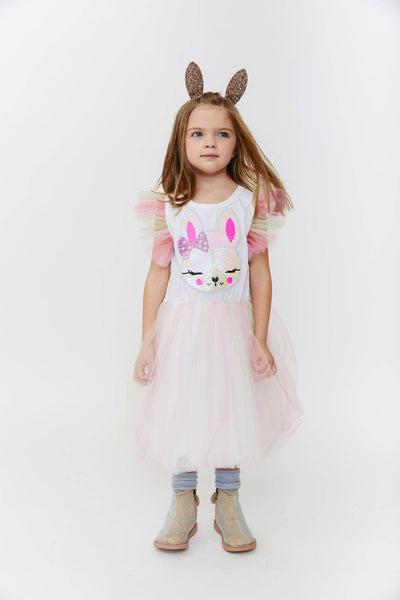 Lola + The Boys Some Bunny Loves You Tutu Dress