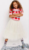 Lola + The Boys Spin and Dream Sparkle Midi Skirt