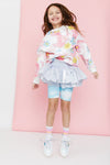 Lola + The Boys Splatter Daisy Gem Sweatshirt