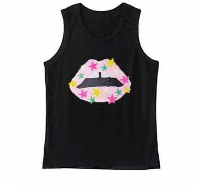 Lola + The Boys 12/18 Black Star Lips Tank