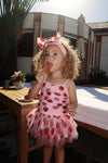 Lola + The Boys Strawberry Shortcake Tulle Swimsuit