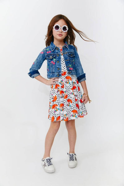 Lola + The Boys Super Kid Skater Dress