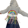 Lola + The Boys Sweaters & Sweatshirts Crystal Rainbow Rain Hoodie