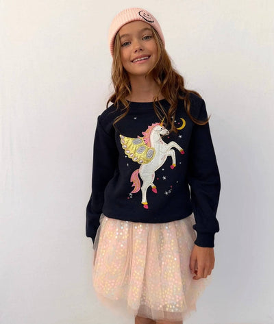 Lola & The Boys Sweaters & Sweatshirts Perfect Pegasus Sweatshirt