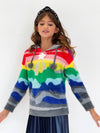 Lola + The Boys Sweaters & Sweatshirts Shooting Star Rainbow Sweater