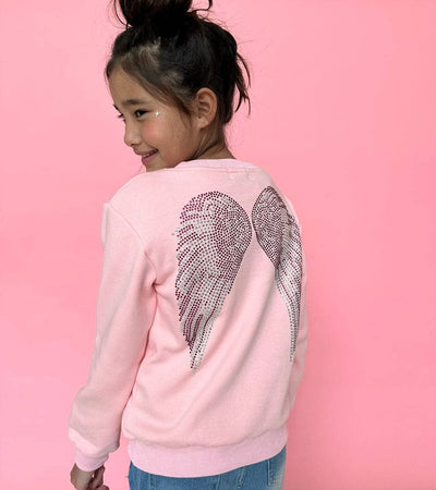 Lola + The Boys Sweaters & Sweatshirts Sweet Angel Wing Sweatshirt