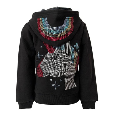 Lola & The Boys Sweaters & Sweatshirts Wanderlust Crystal  Unicorn Hoodie