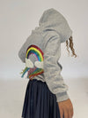 Lola + The Boys Sweaters & Sweatshirts Women's Crystal Rainbow Rain Hoodie