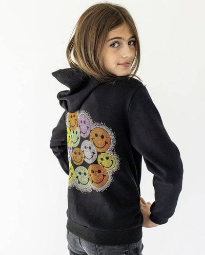 Lola & The Boys sweatshirt All Smiles Crystal Hoodie