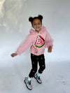 Lola & The Boys sweatshirt Watermelon Tulle Sequin Hoodie