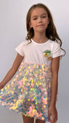 Lola + The Boys Sweet Cherry Sparkle Dress