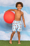 Lola & The Boys Swimwear Boys Nutella Swim Shorts | Boy's Swimsuit