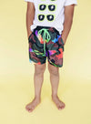 Lola + The Boys Swimwear Cool Camo swim shorts