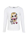 Lola + The Boys Tees Doll and Cat Long Sleeve Shirt