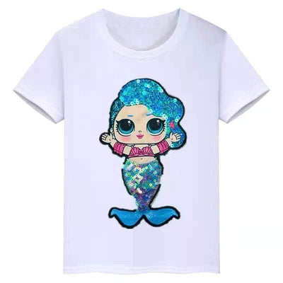 Lola + The Boys Tees LED Doll Mermaid Eyes Tee