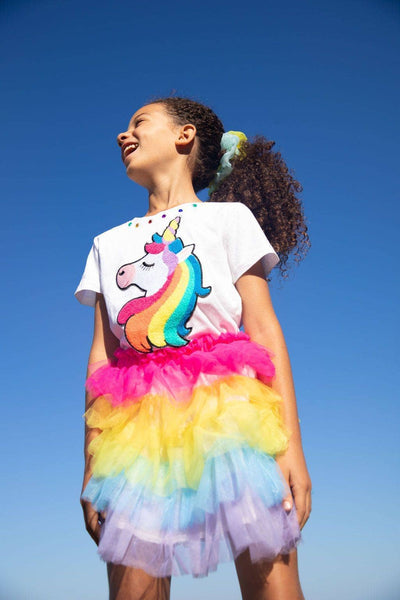 Lola + The Boys Tees Unicorn Jewel T-shirt