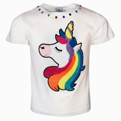 Lola + The Boys Tees Unicorn Jewel T-shirt