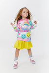 Lola + The Boys Tie Dye Patch Unicorn Sweater