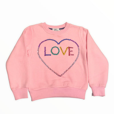 Lola + The Boys Top Light Bright Love Sweatshirt