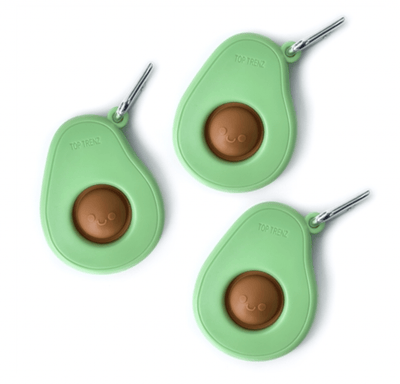 Top Trenz Toy Avocado Fidget Keychains