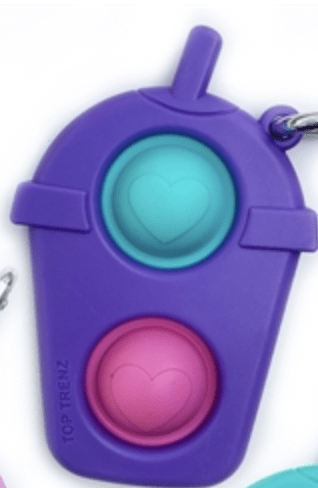 Top Trenz Toy Purple Smoothie Fidget Keychains